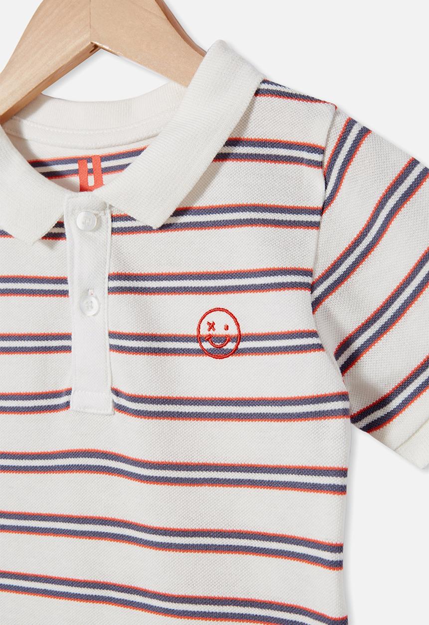 Cotton On - Kendricks polo - red/white stripe