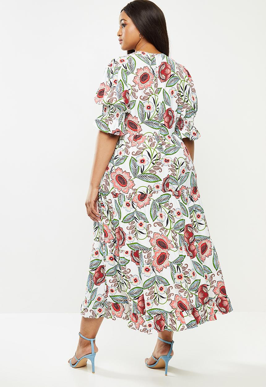 Glamorous - Plus size floral maxi - multi