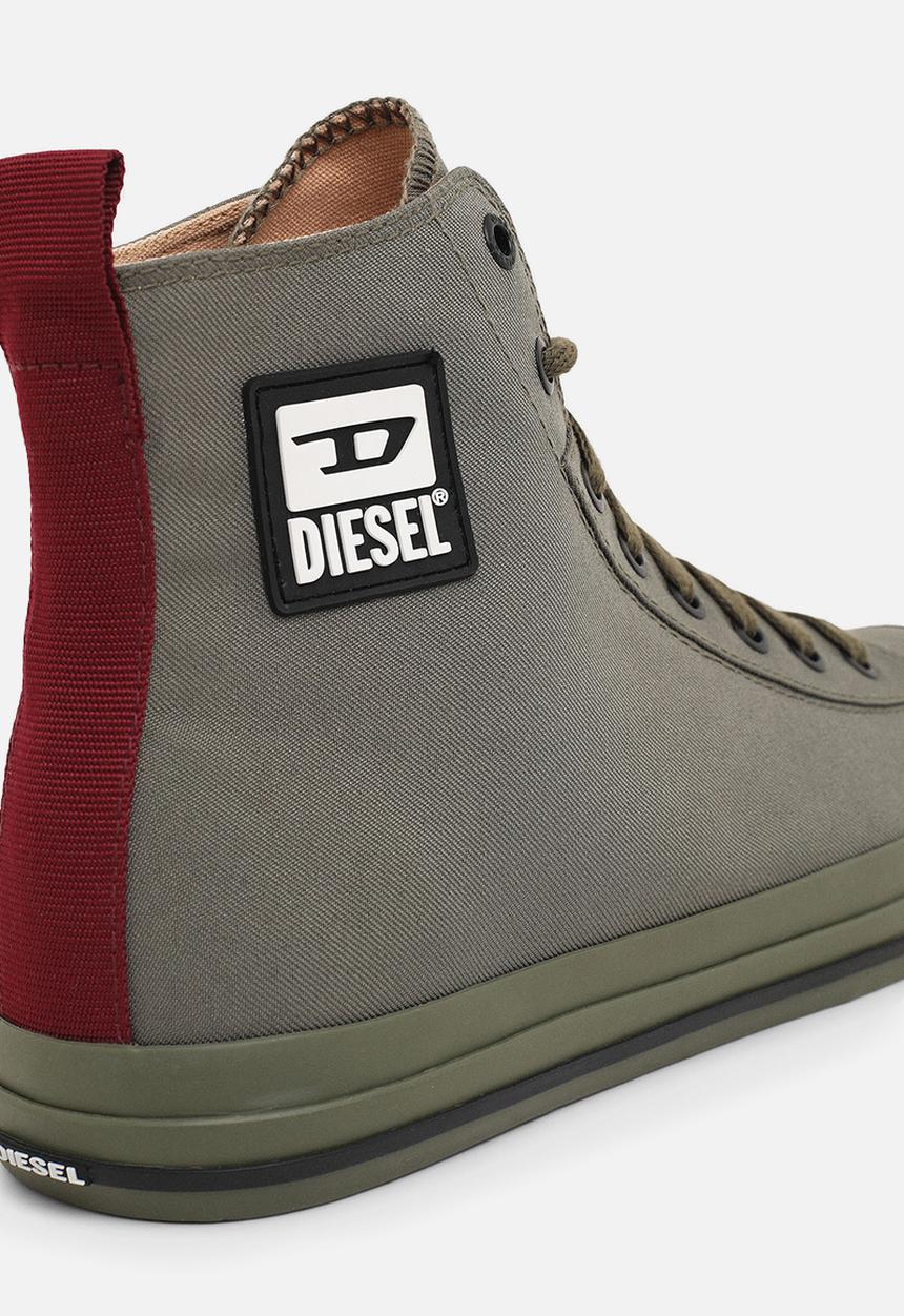 Diesel  - S-astico mid cut sneakers - stone grey