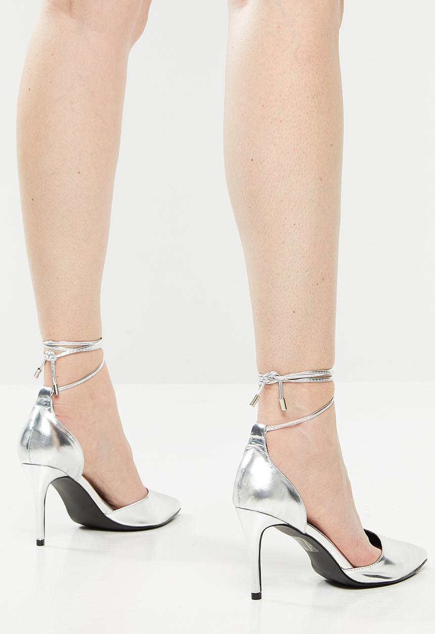 MILLA - Storm court stiletto heel - silver