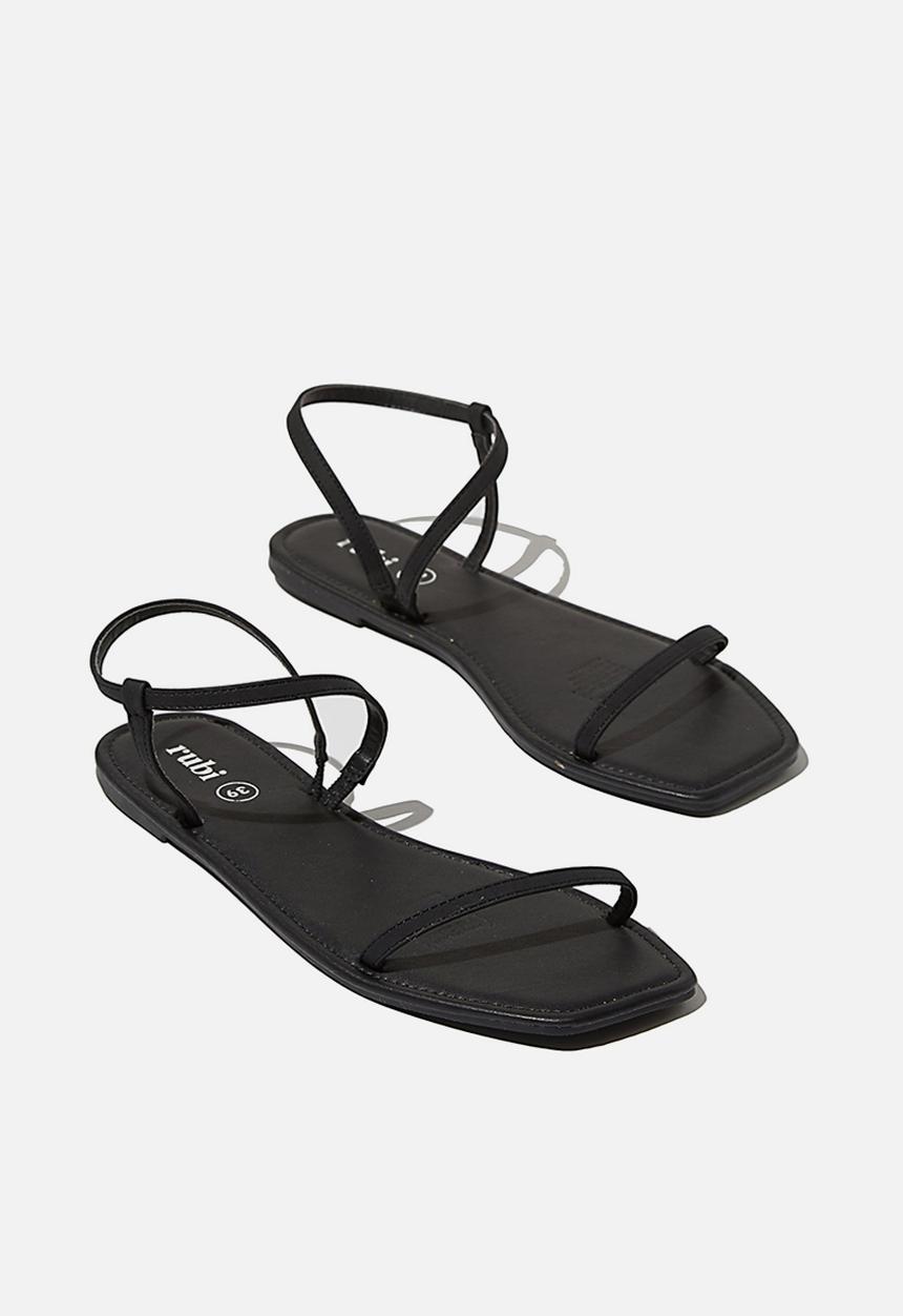 Cotton On - Everyday eden fine strap sandal - black