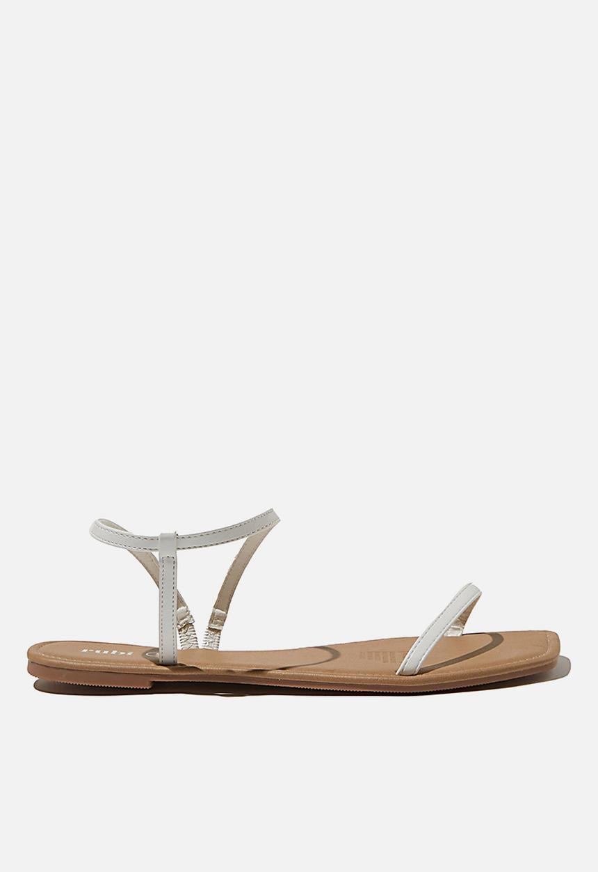 Cotton On - Everyday eden fine strap sandal - white