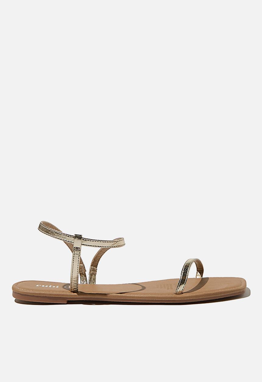 Cotton On - Everyday eden fine strap sandal - gold