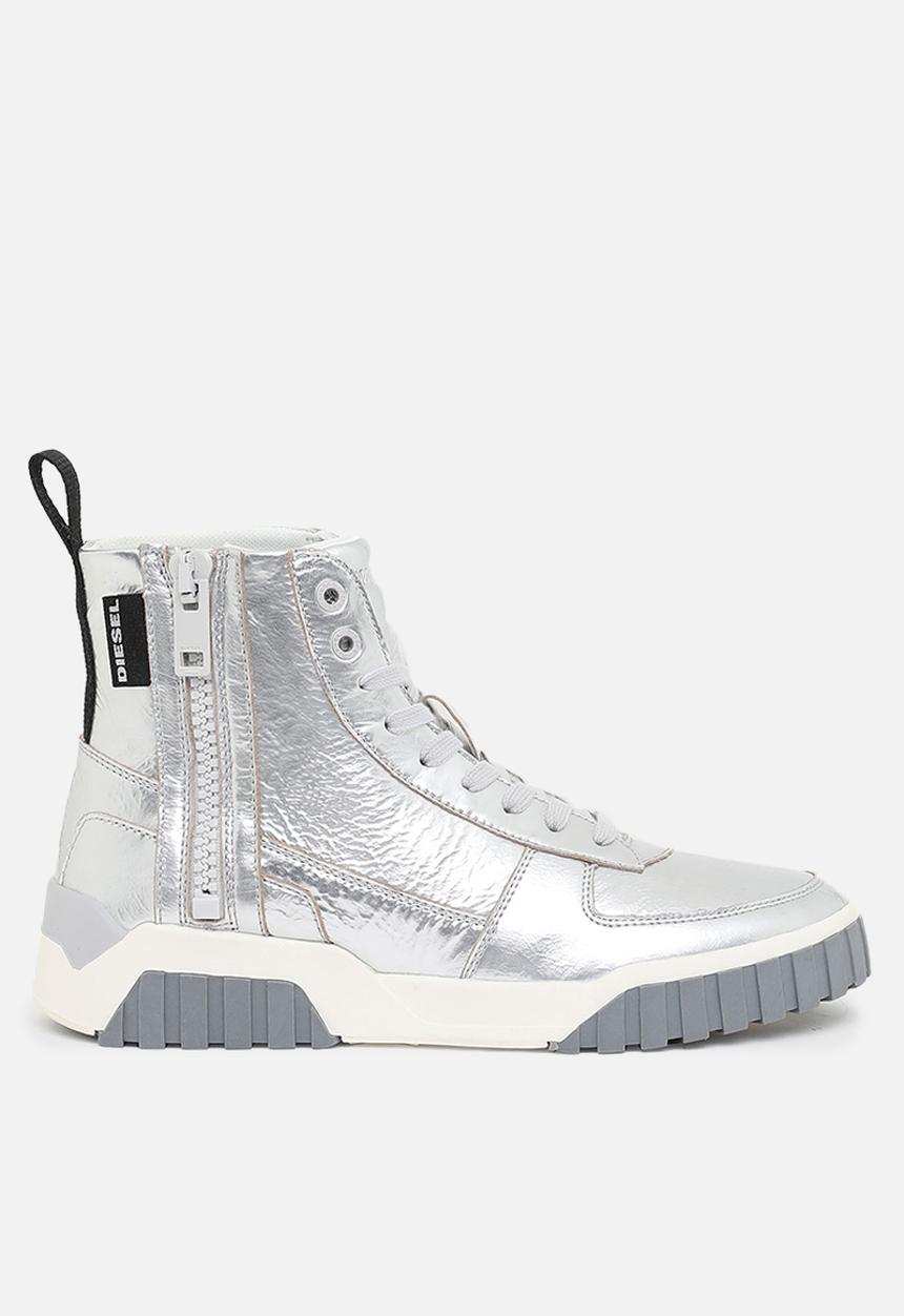 Diesel  - S-rua mc w sneakers - metallic white