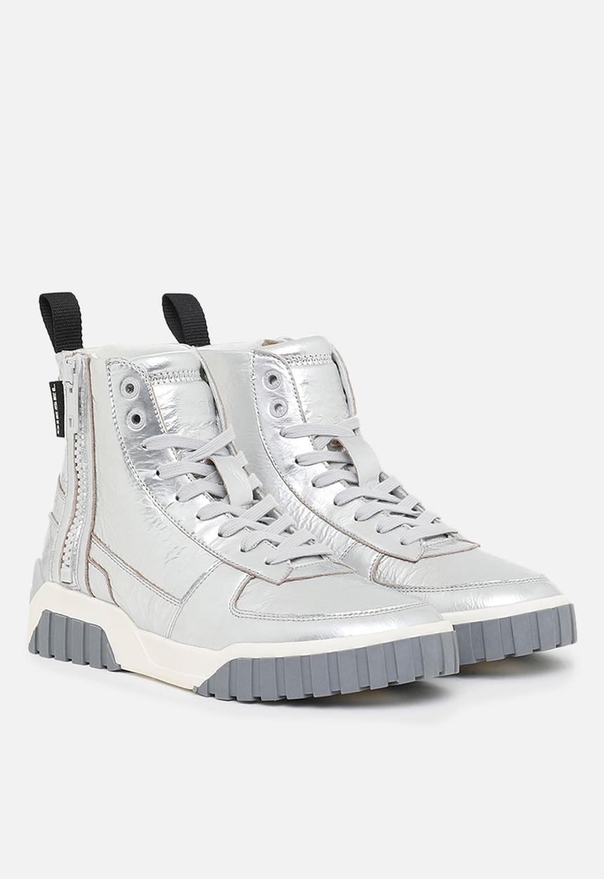 Diesel  - S-rua mc w sneakers - metallic white