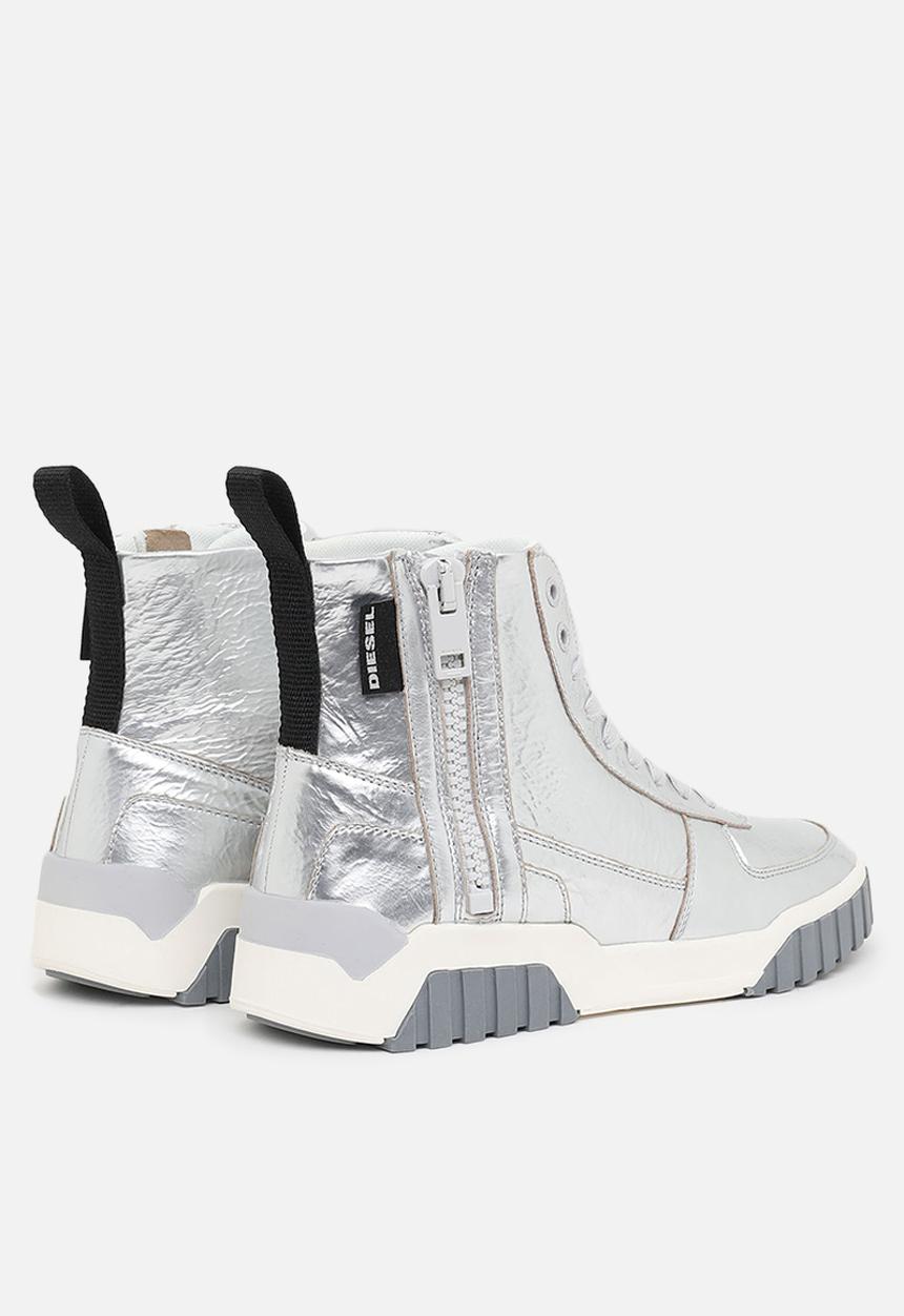 Diesel  - S-rua mc w sneakers - metallic white