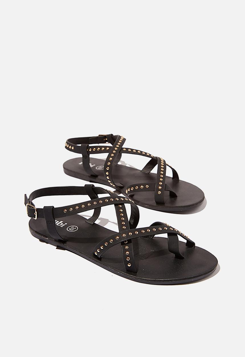 Cotton On - Tyra multi strap sandal - black 