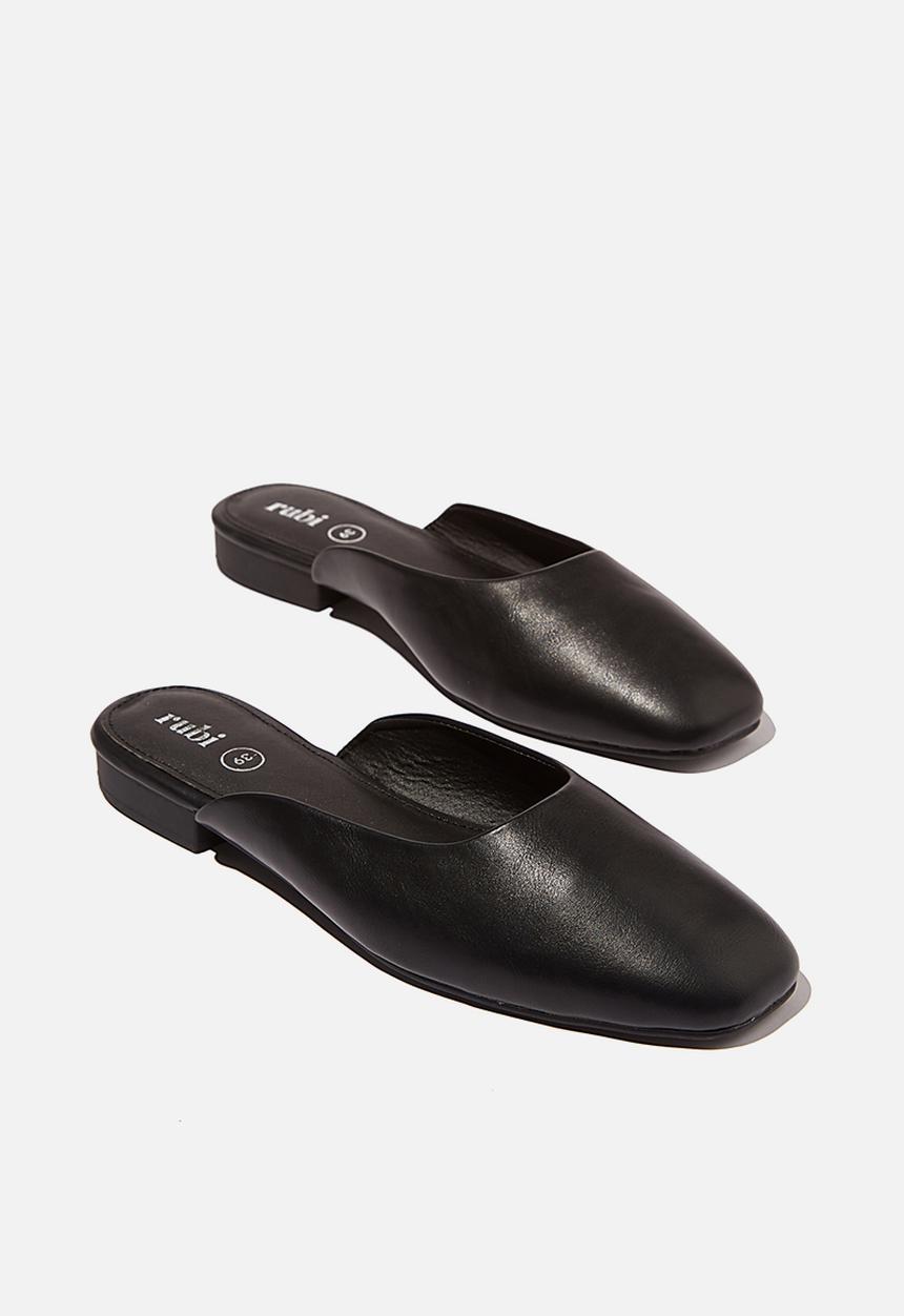 Cotton On - Jeri square line mule  - black 