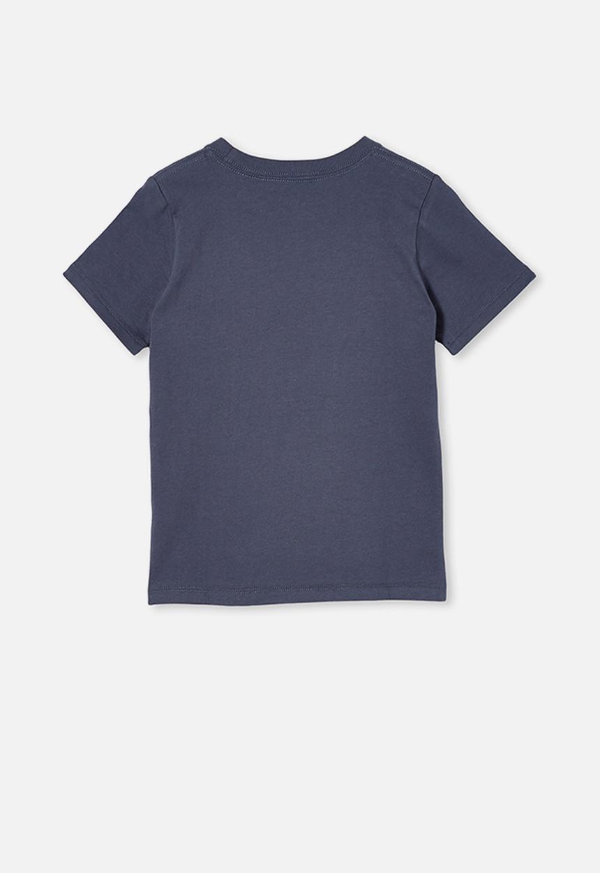 Cotton On - Max skater short sleeve tee - vintage navy / nyc