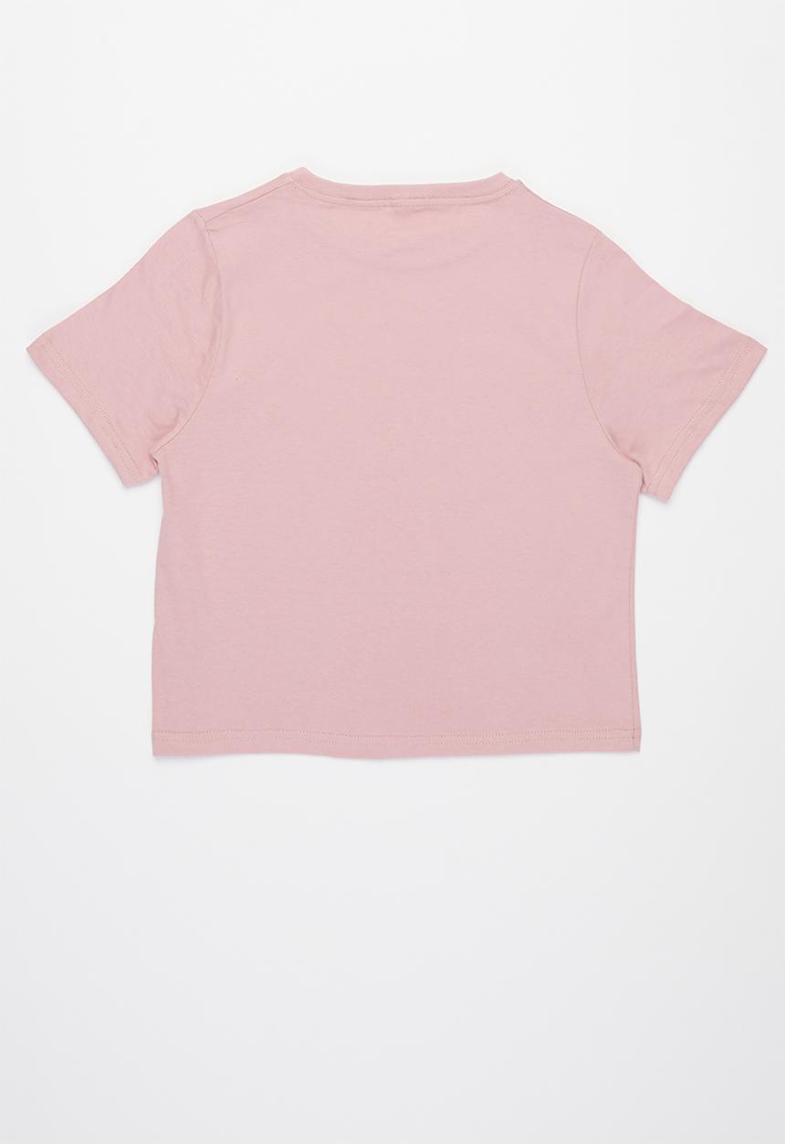 Rebel Republic - Printed crop top - pink
