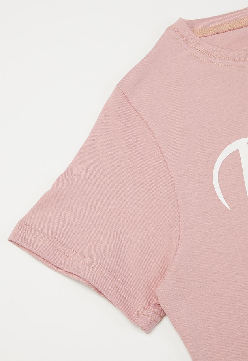 Rebel Republic - Printed crop top - pink