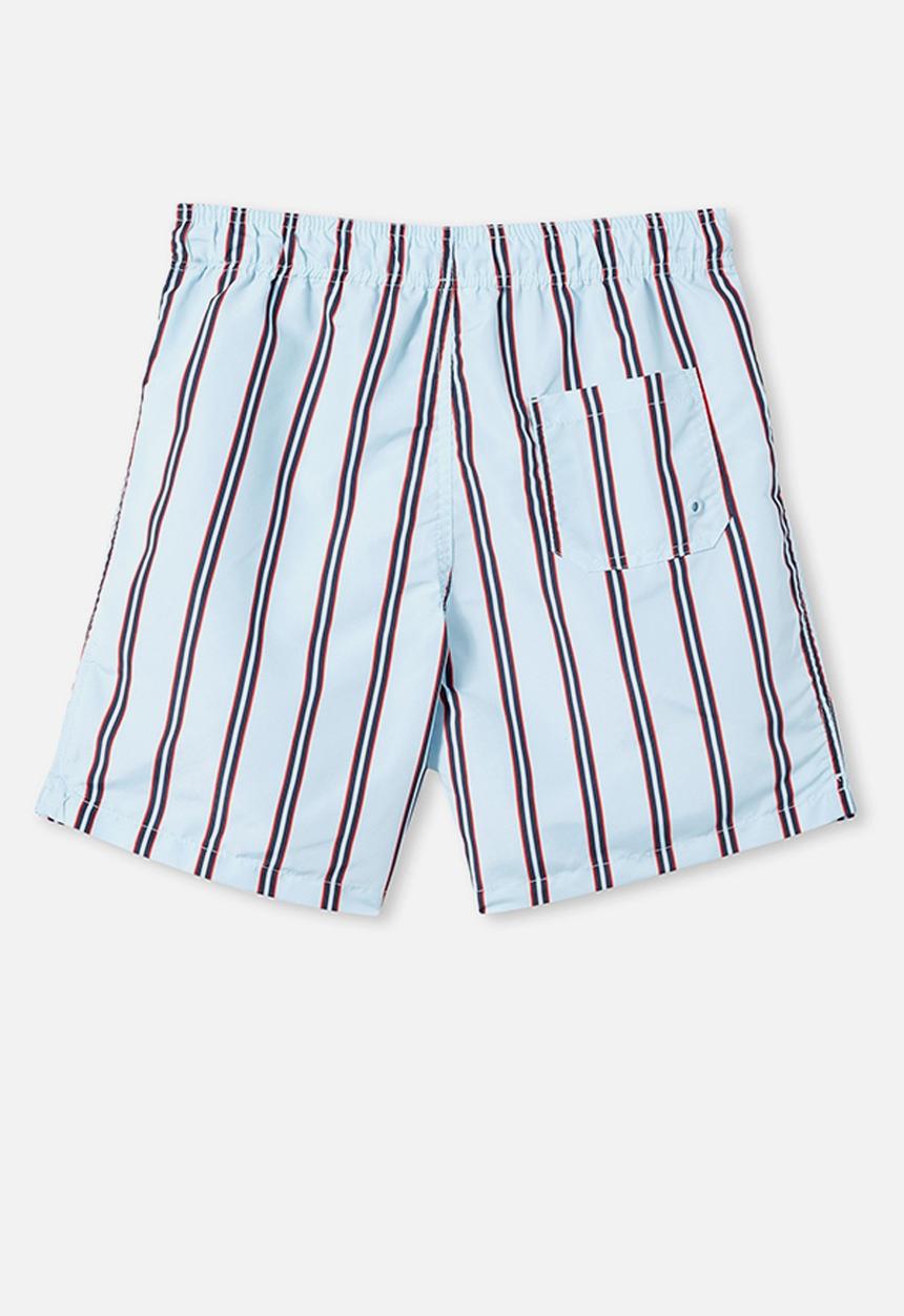 Free by Cotton On - Boys bailey boardshort - candy stripe/dusk blue