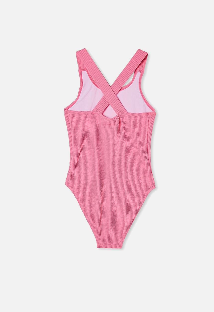 Free by Cotton On - Lottie rib one piece - pink punch