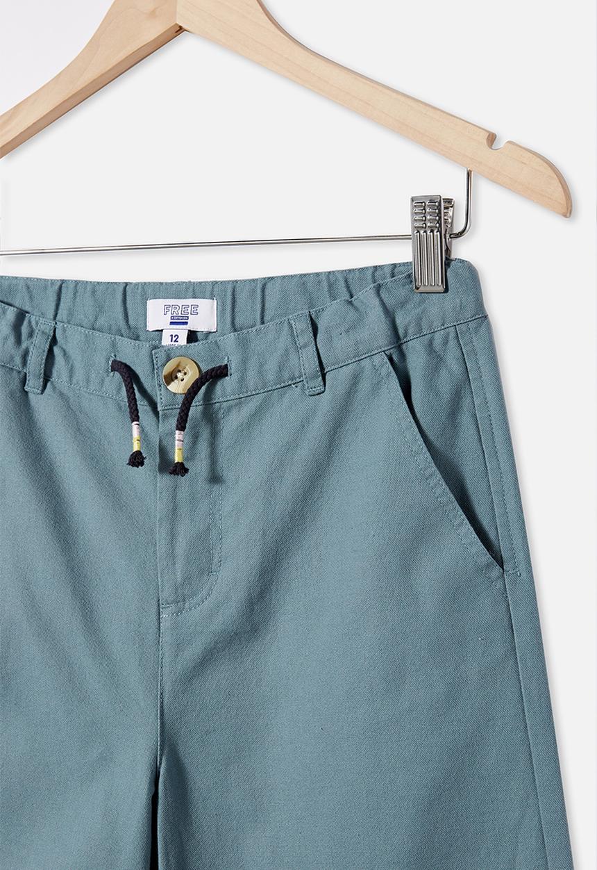 Free by Cotton On - Boys lionel chino short - deep pool blue