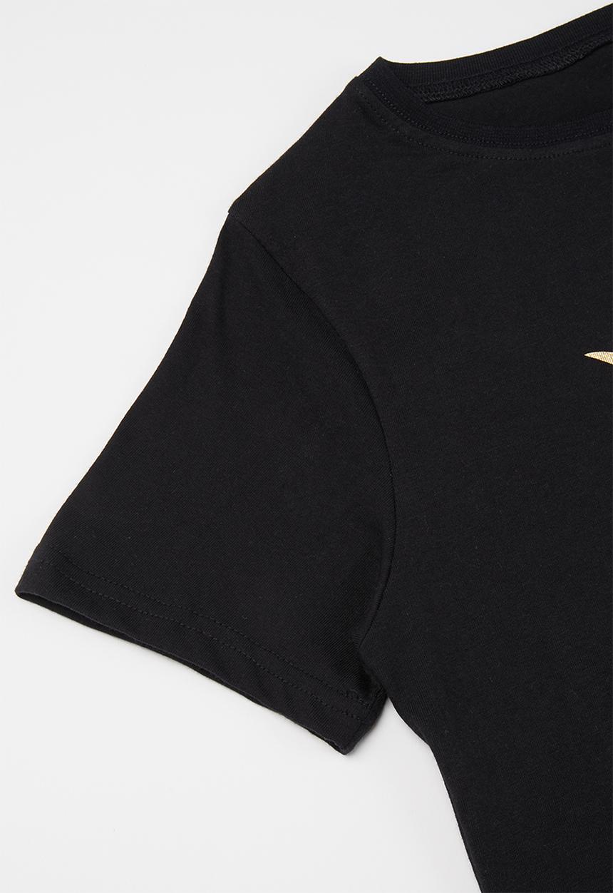 Rebel Republic - Printed crop top - black