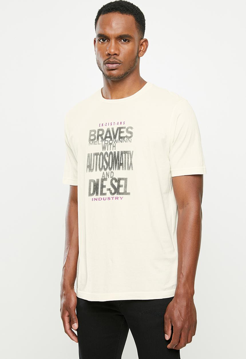 Diesel  - T-diego-j4 T-shirt - white