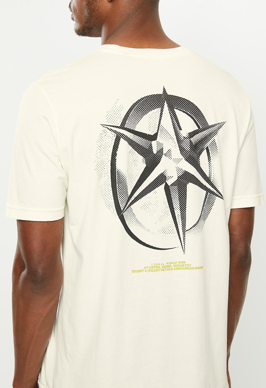 Diesel  - T-diego-j4 T-shirt - white