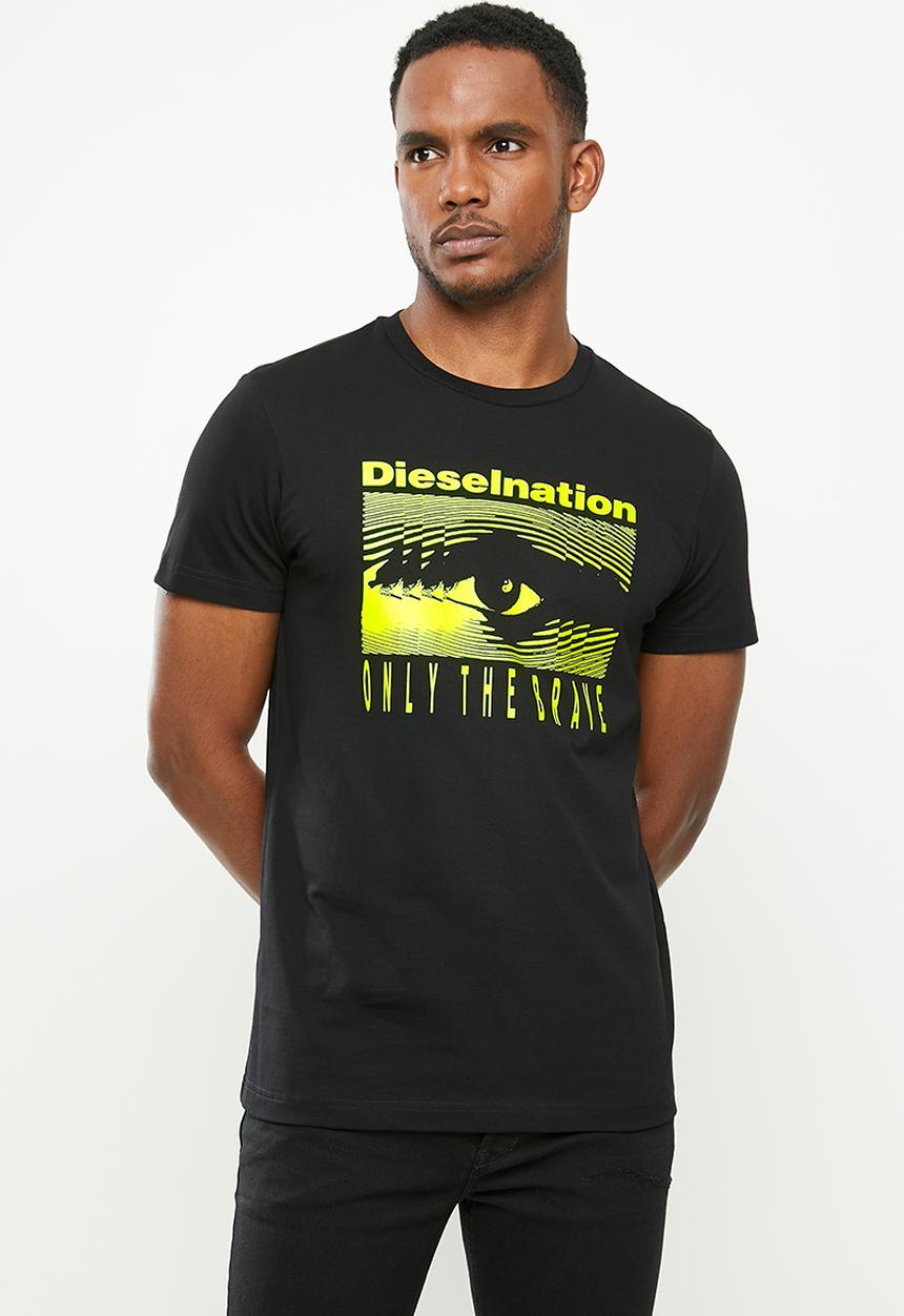 Diesel  - T-diego-j5 T-shirt - black