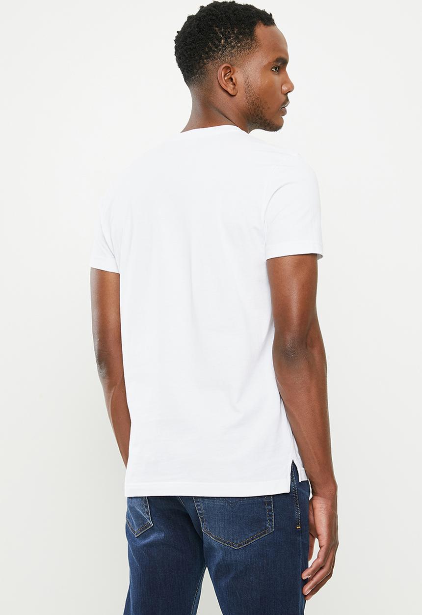 Diesel  - T-rubin-pocket-j1 T-shirt - white