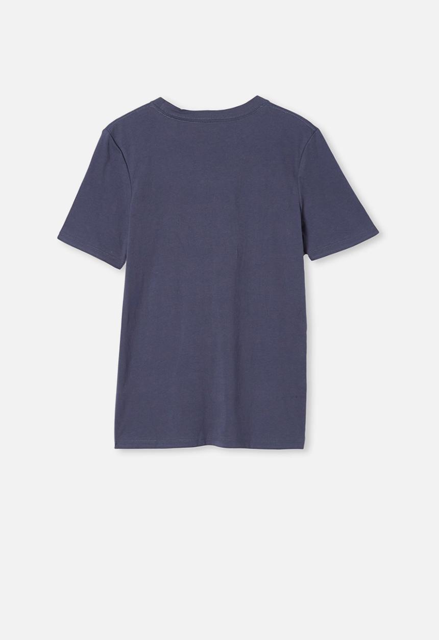 Free by Cotton On - Free boys skater short sleeve tee - vintage navy