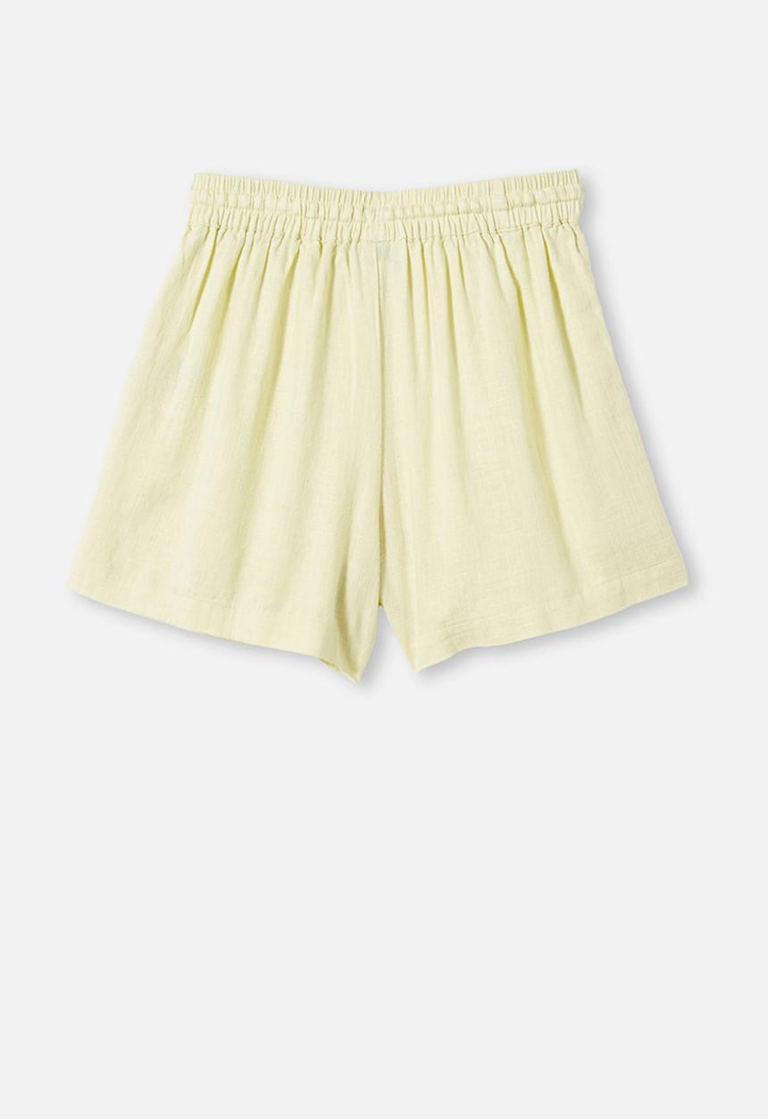 Free by Cotton On - Chelsea woven short - lemonade