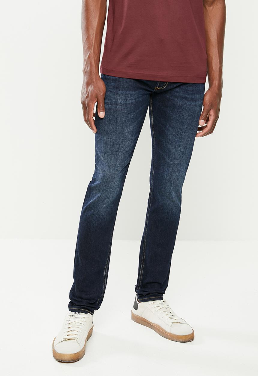Diesel  - Sleenker-x l.32 trousers - med blue