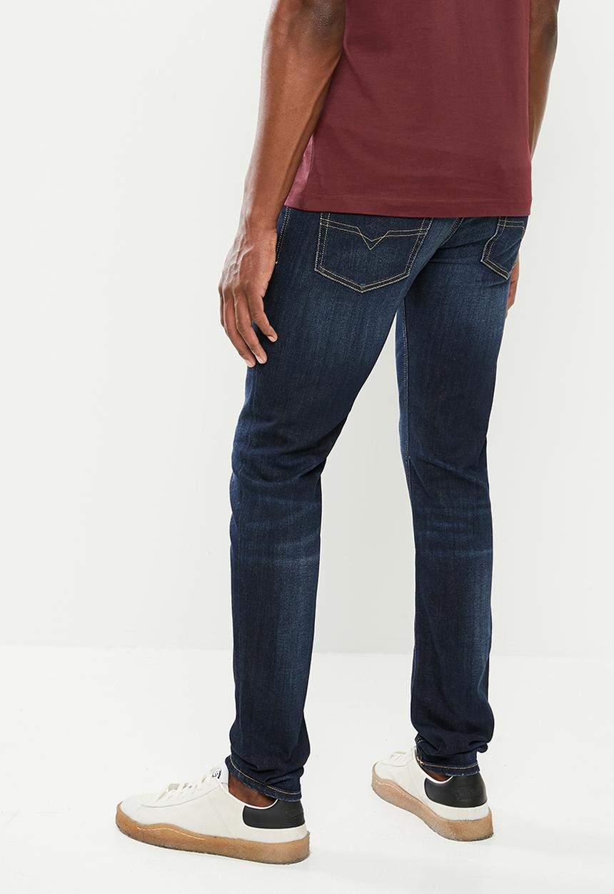 Diesel  - Sleenker-x l.32 trousers - med blue