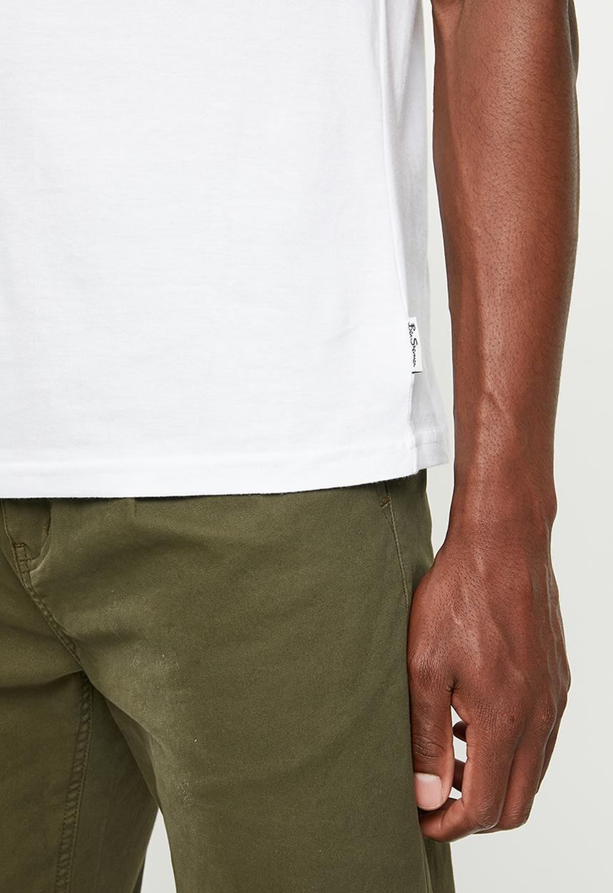 Ben Sherman - Phycadellic tee - white