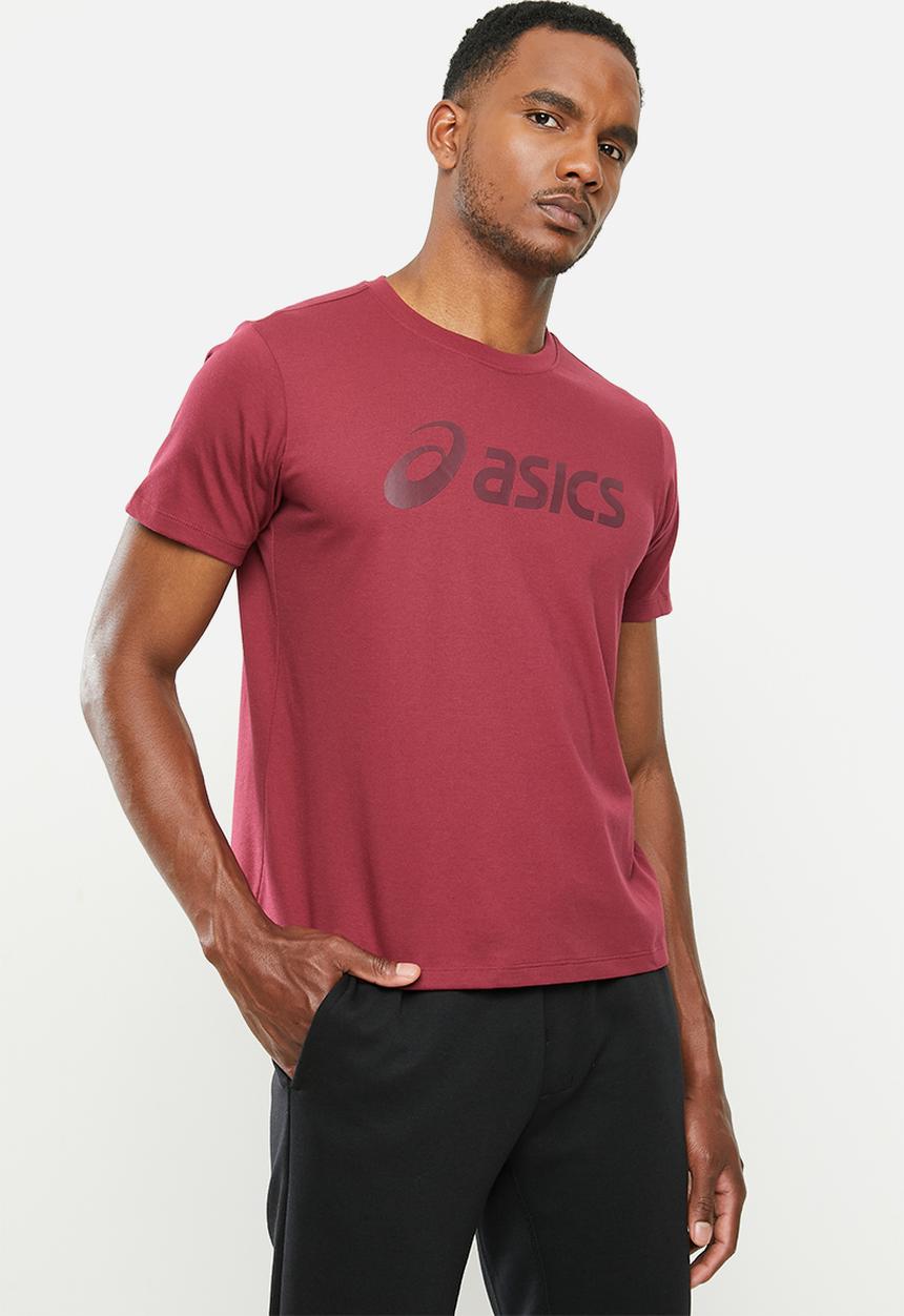 ASICS - Asics big logo tee - burgundy