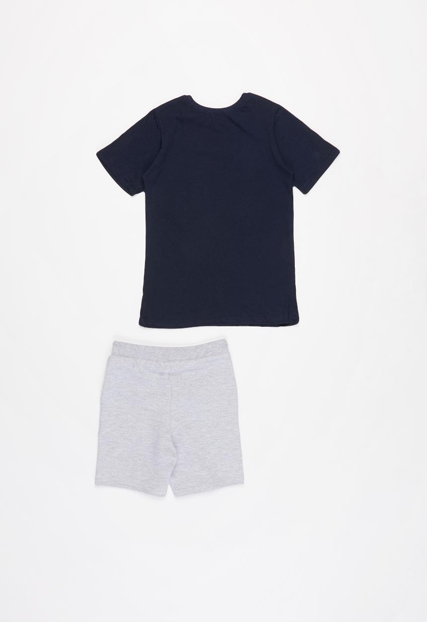 Superbalist Kids - Nasa shorts & tee set - navy & grey