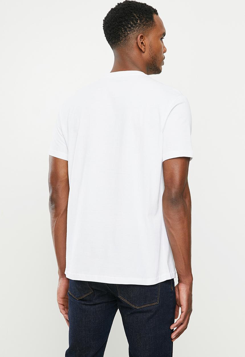Ben Sherman - Center stripe tee - white