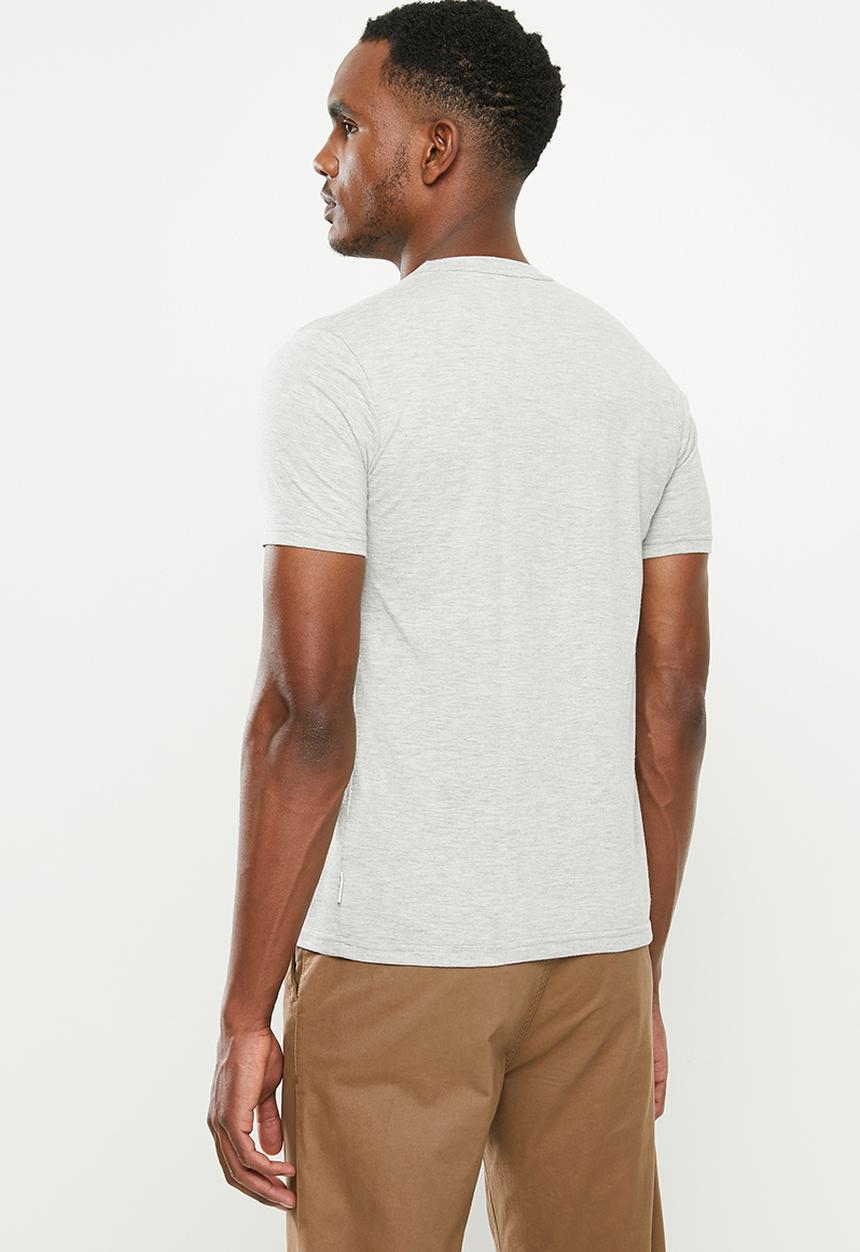 Ben Sherman - Center stripe tee - grey