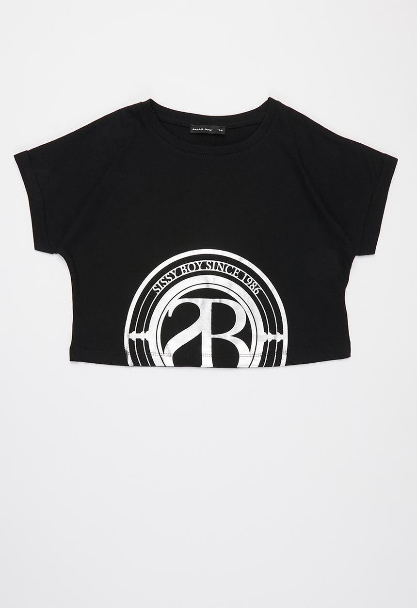 SISSY BOY - Boxy basic T-shirt - black