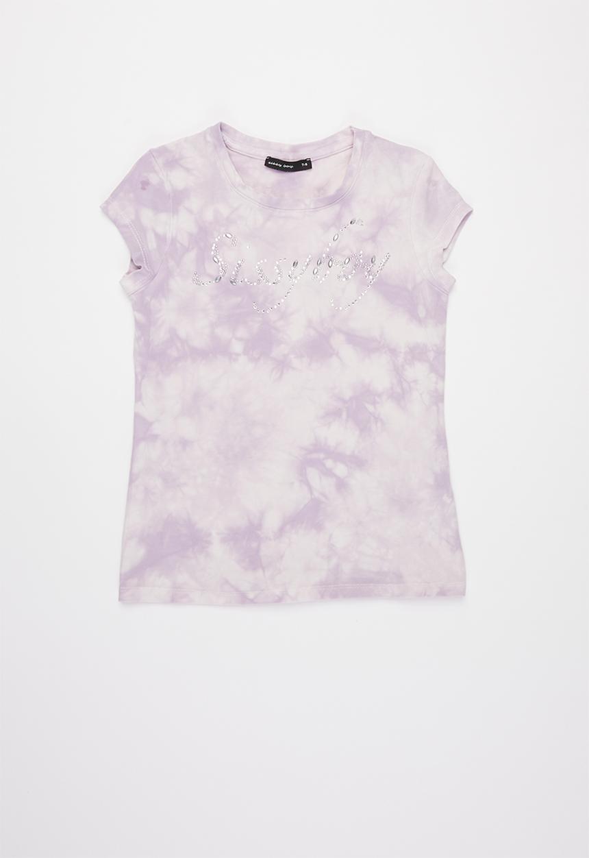 SISSY BOY - Tie dye T-shirt - lilac