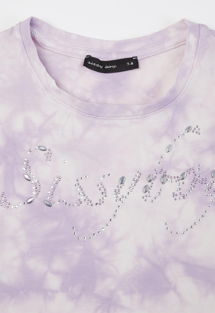 SISSY BOY - Tie dye T-shirt - lilac