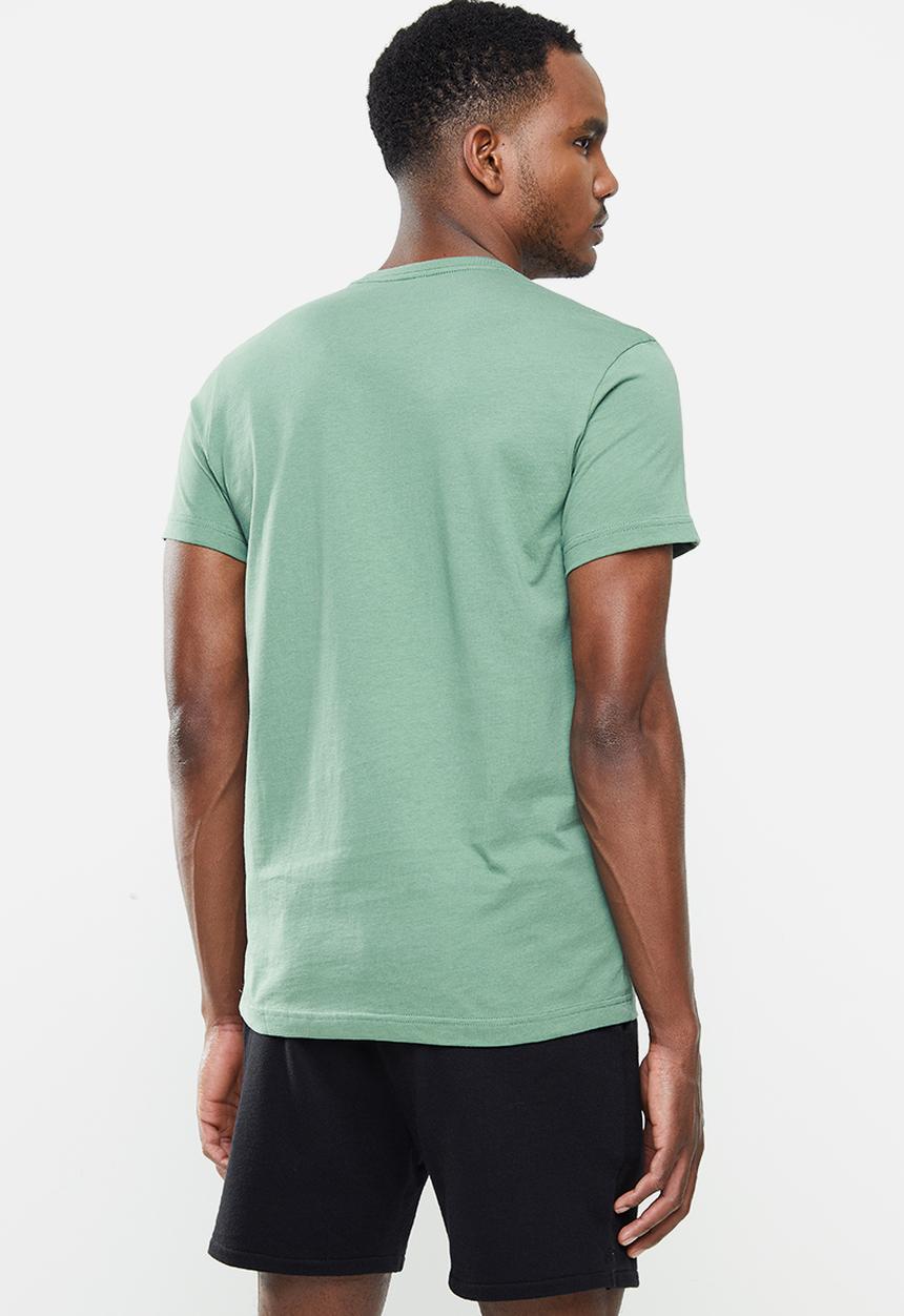 adidas Performance - Adi v-neck short sleeve tee - green