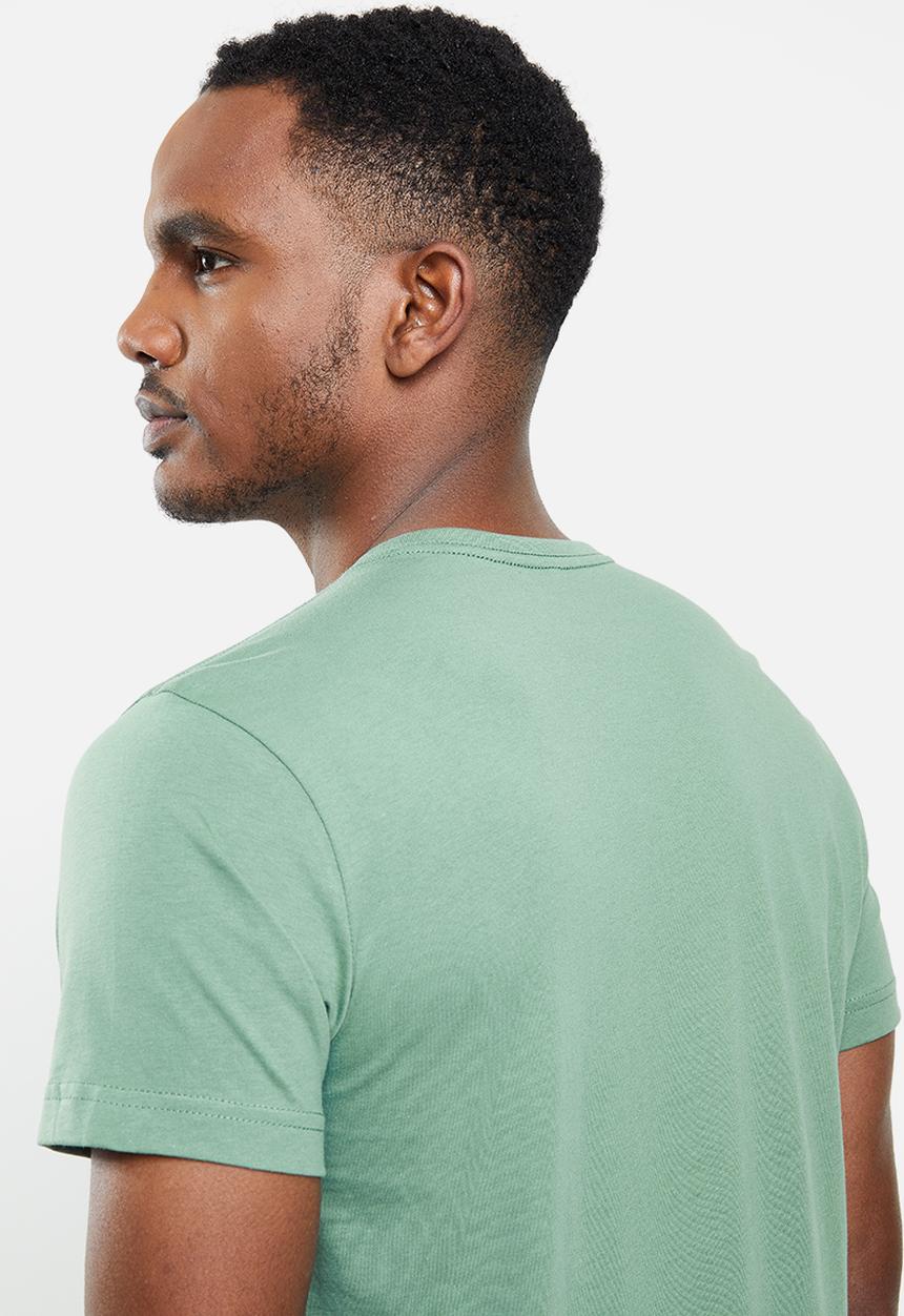 adidas Performance - Adi v-neck short sleeve tee - green