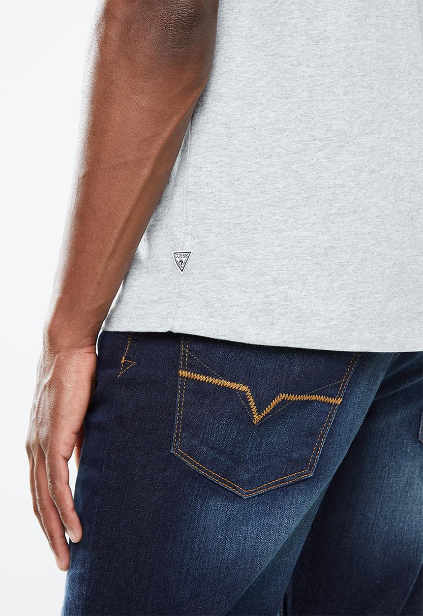 GUESS - Short sleeve Guess 2 colour crew tee - grey