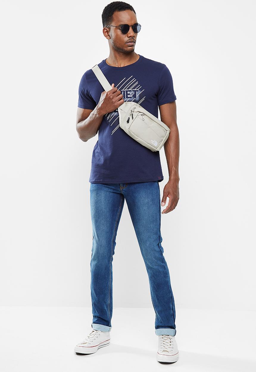 SOVIET - Commodus mens slim fit denim - blue