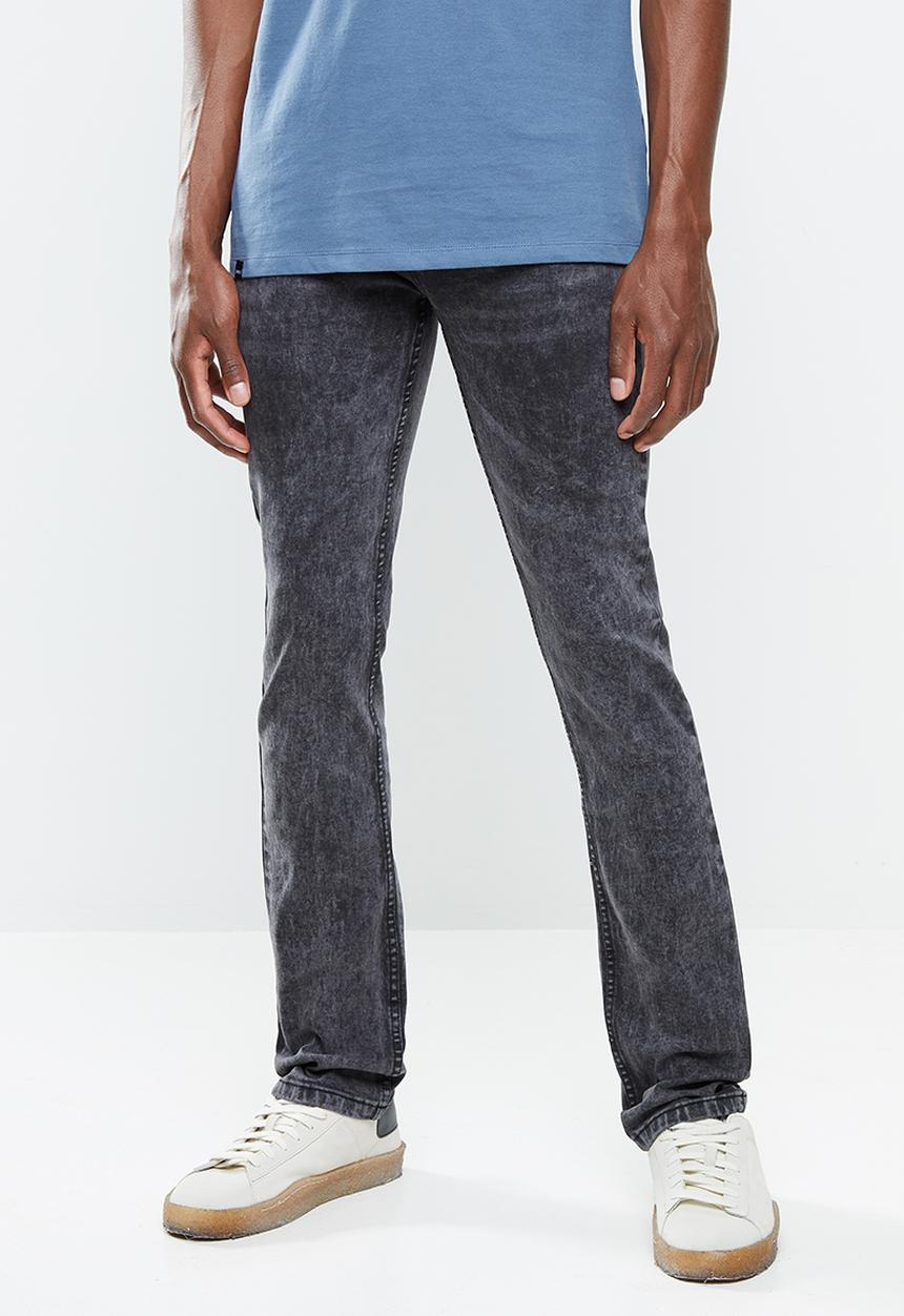 SOVIET - Sledge mens slim fit denim - grey