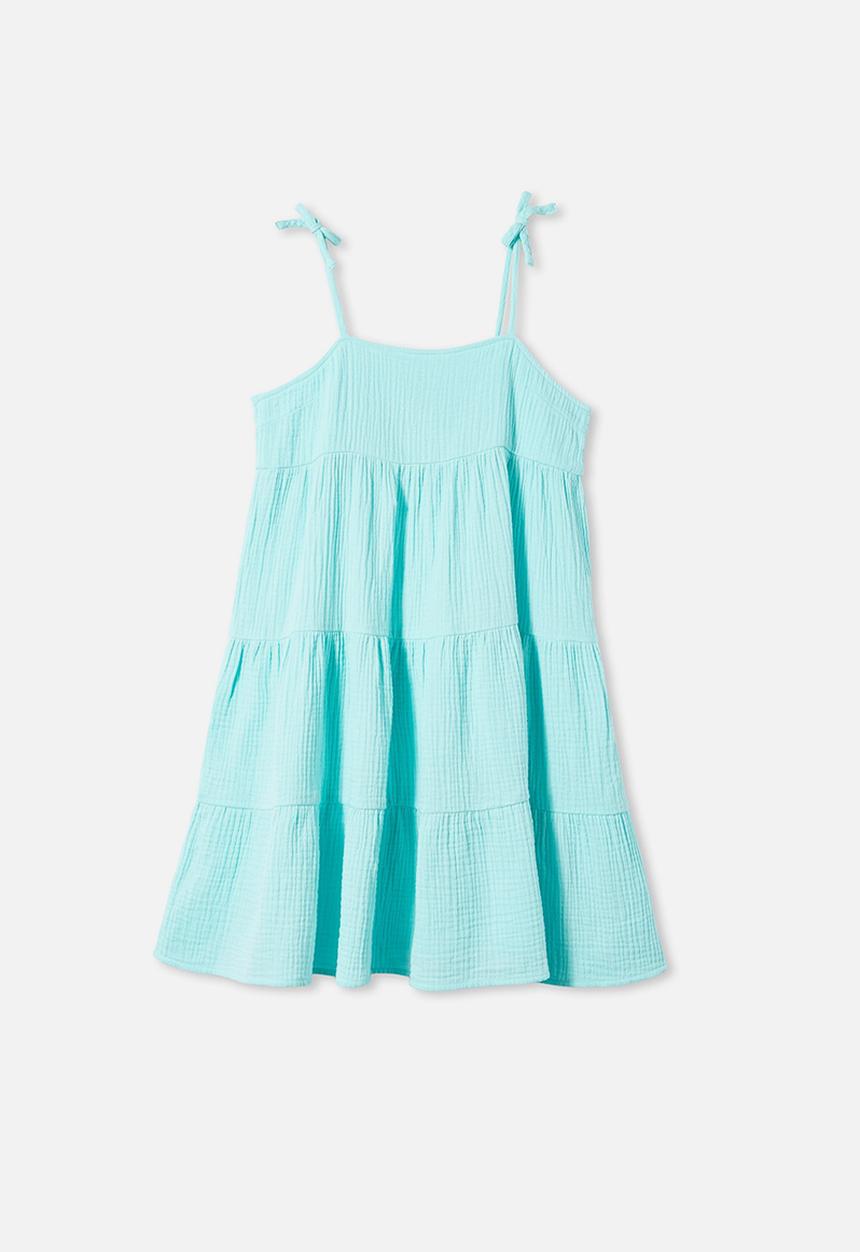 Free by Cotton On - Nicole sleeveless dress - blue dream