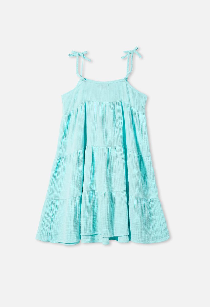 Free by Cotton On - Nicole sleeveless dress - blue dream