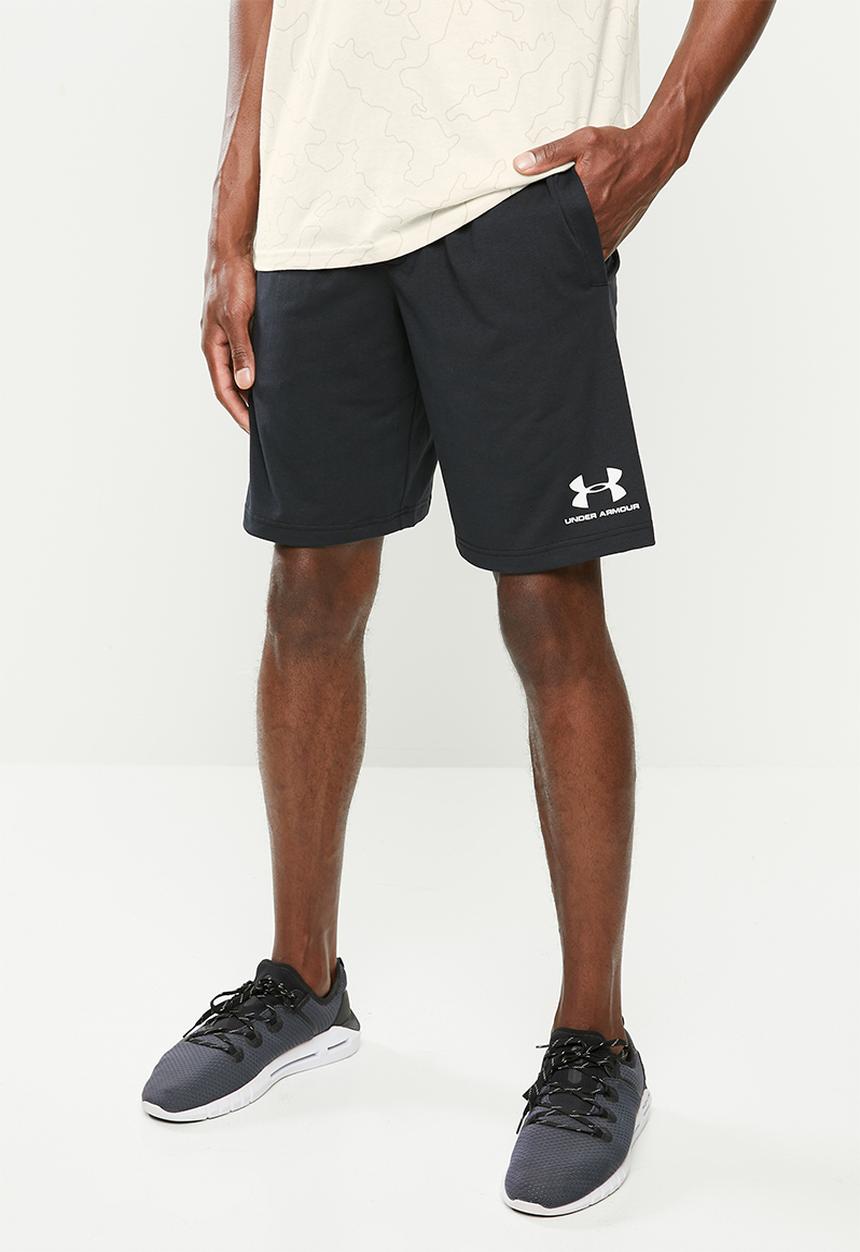 Under Armour - Sportstyle cotton shorts - black