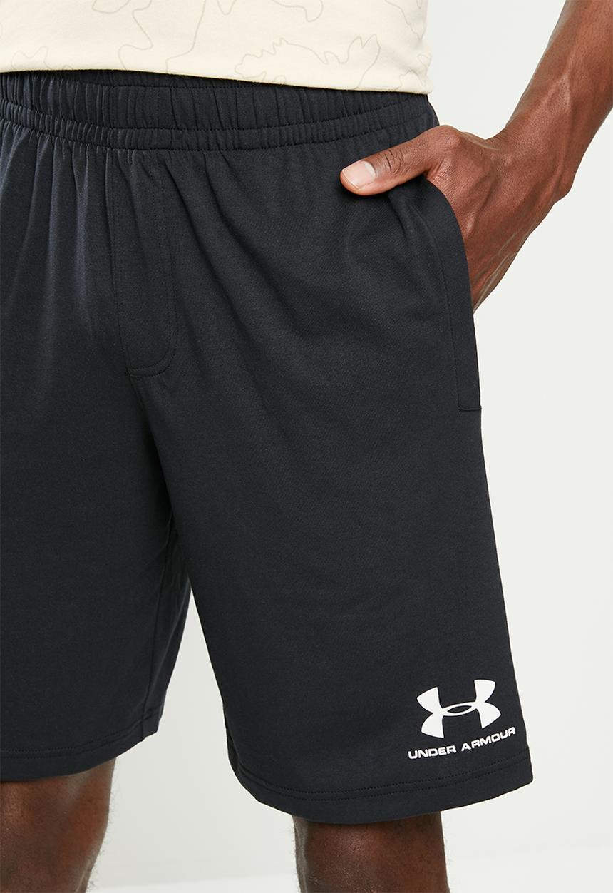 Under Armour - Sportstyle cotton shorts - black