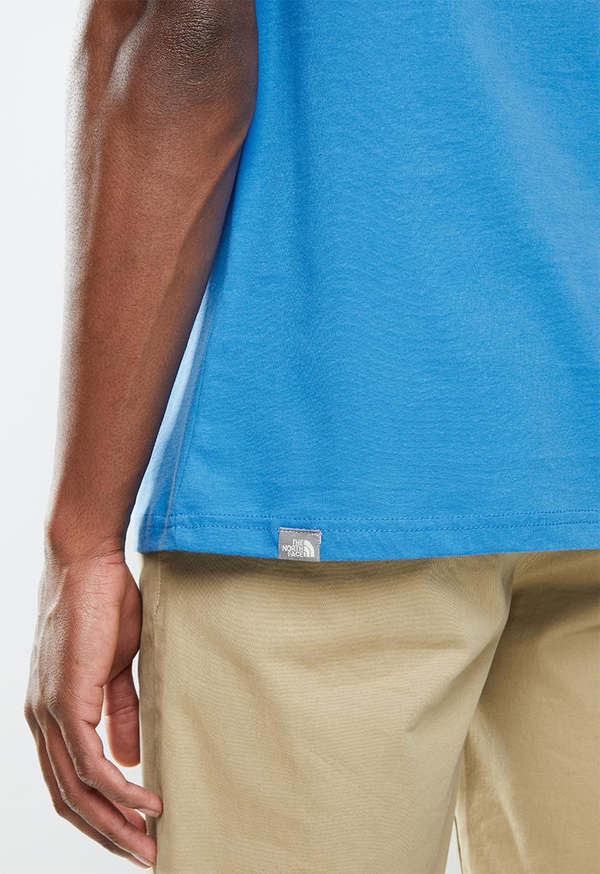 The North Face - M short sleeve rag red box tee - blue