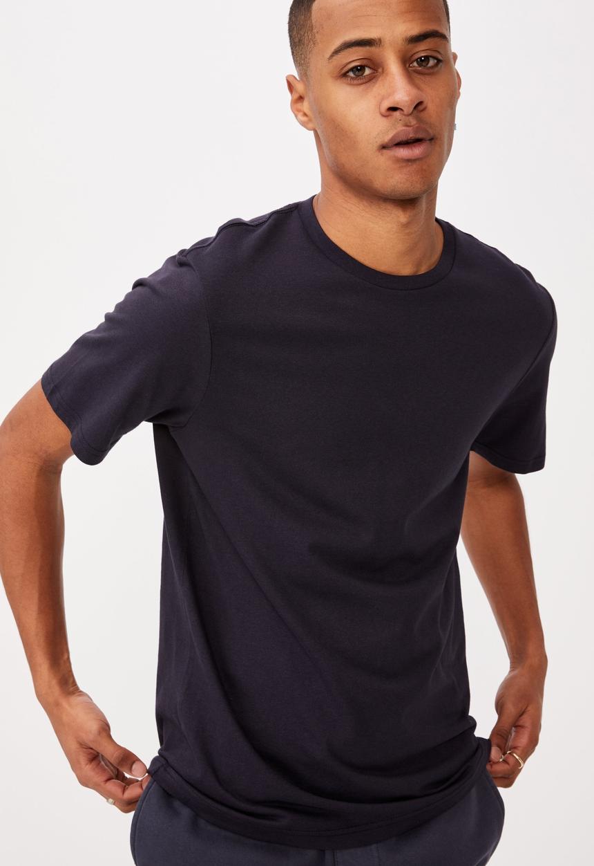 Cotton On - Essential crew T-shirt - navy