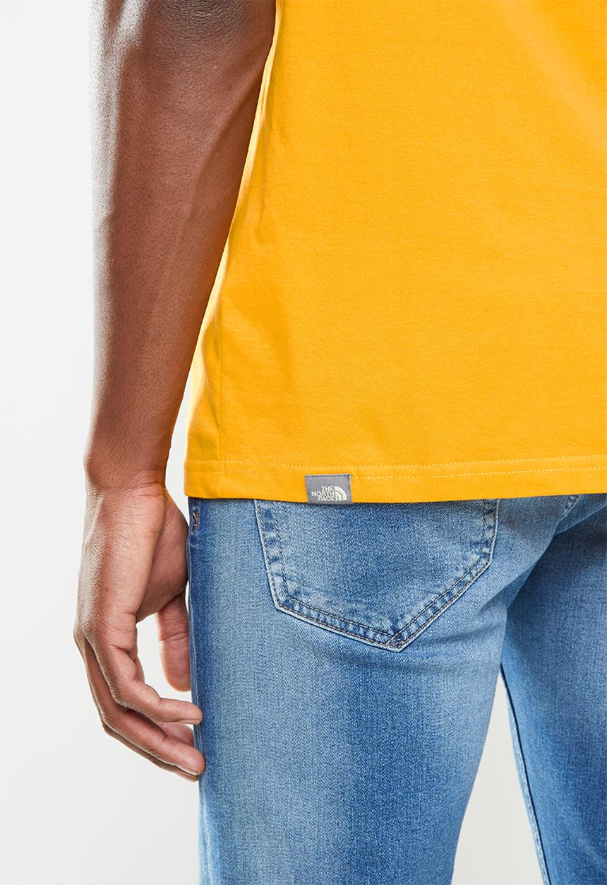The North Face - M short sleeve easy tee - yellow