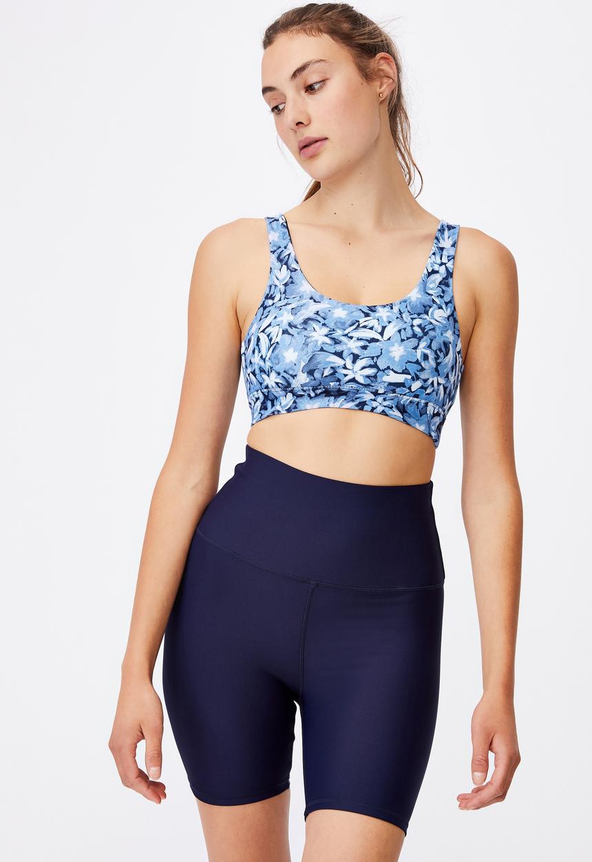 Cotton On - Cutout back crop - navy