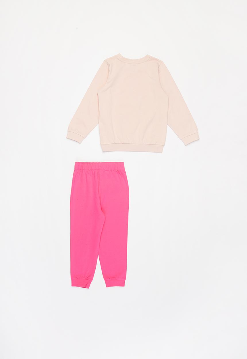 PUMA - Minicats alpha crew jogger - peach