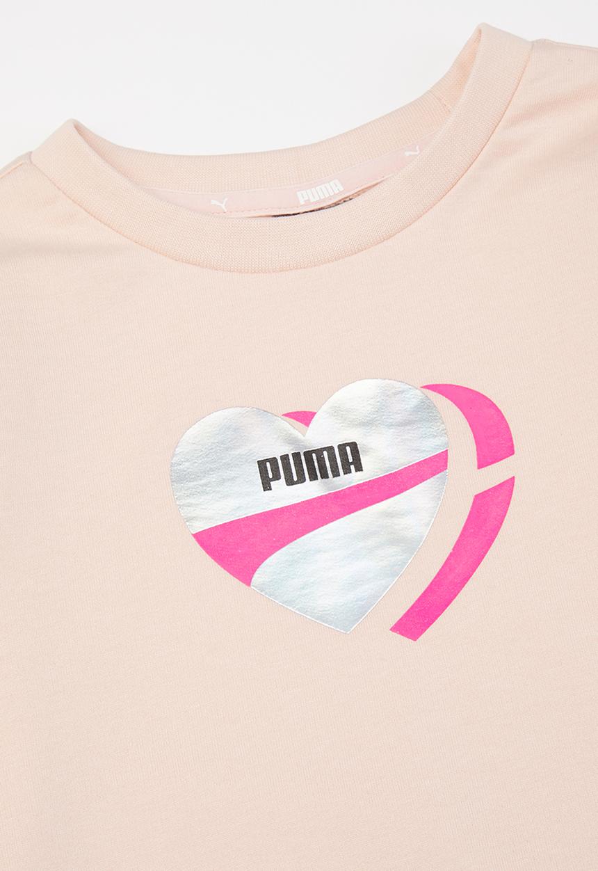 PUMA - Minicats alpha crew jogger - peach